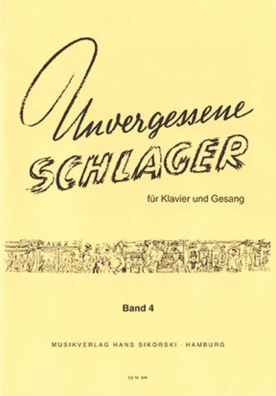 Unvergessene Schlager Gesang mit Klavier