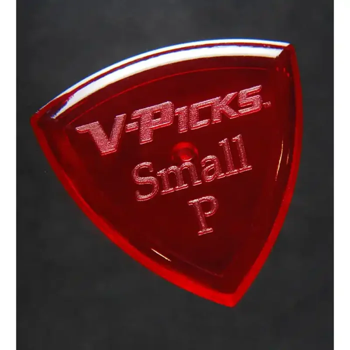 V-Pick Small Pointed Pick ruby red