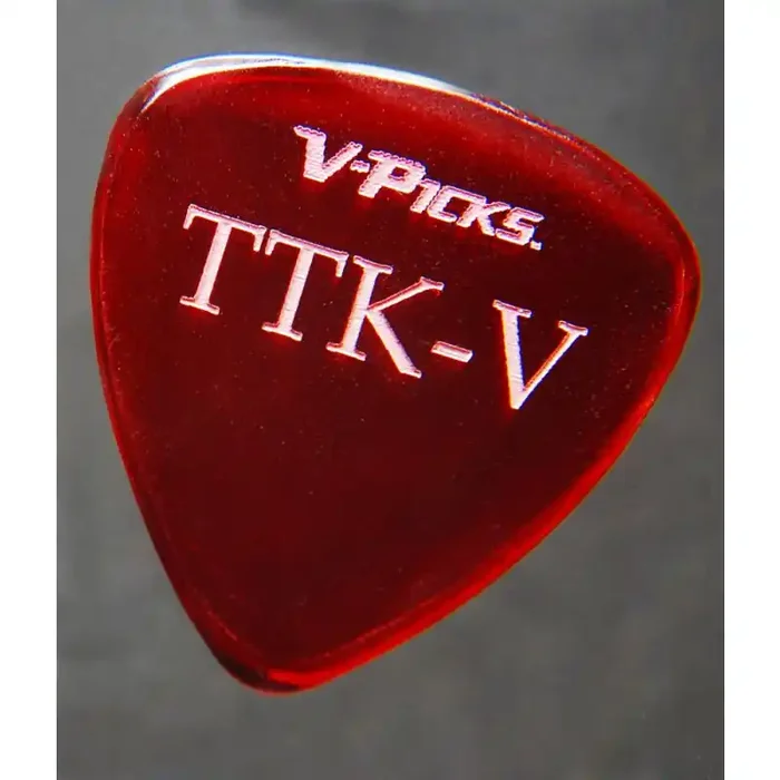 V-Pick The Tone King Pick ruby red