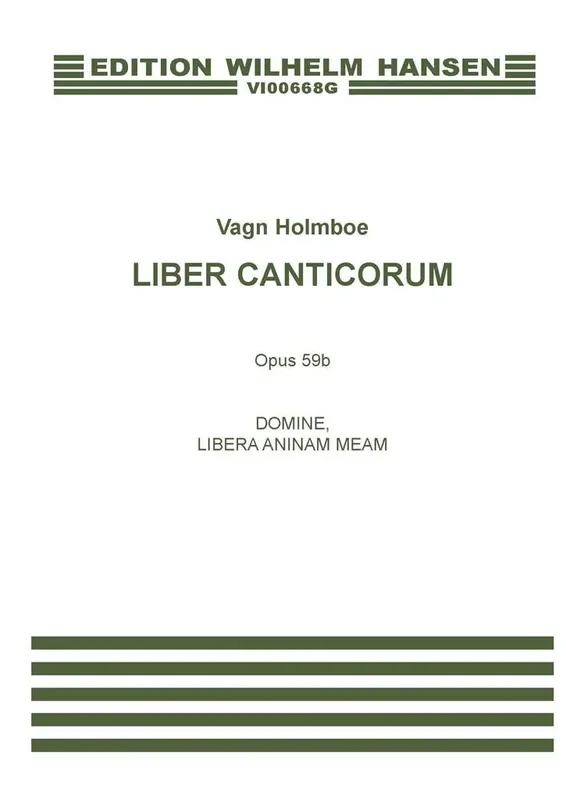 Vagn Holmboe Concerto No.5 Op.31 Orchester mit Solo