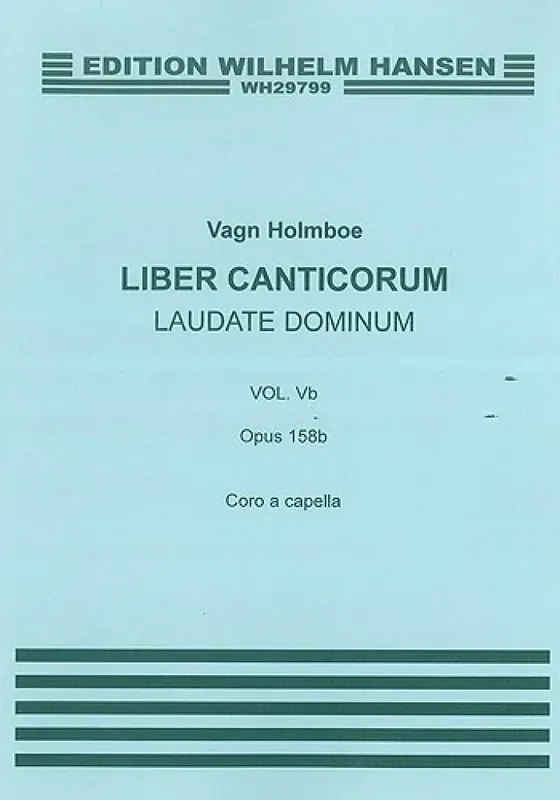 Vagn Holmboe Laudate Dominum Op.158b Gemischter Chor mit Begleitung