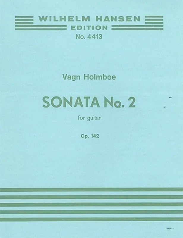 Vagn Holmboe Sonata No. 2 Op. 142 Gitarre Solo