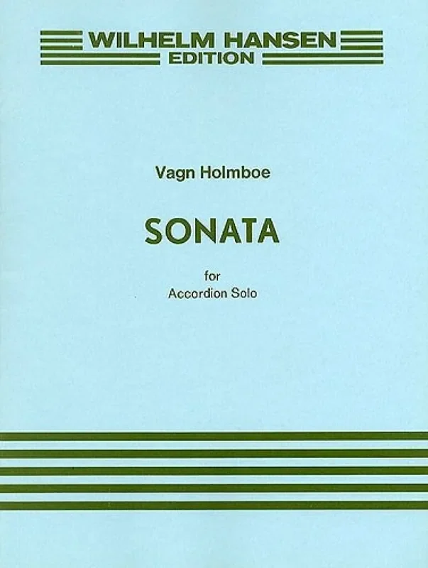 Vagn Holmboe Vagn Holmboe Sonata For Accordion Op.143a Akkordeon Solo
