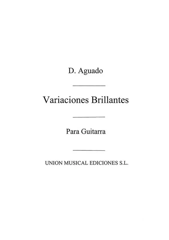 Variaciones Brillantes Gitarre Solo
