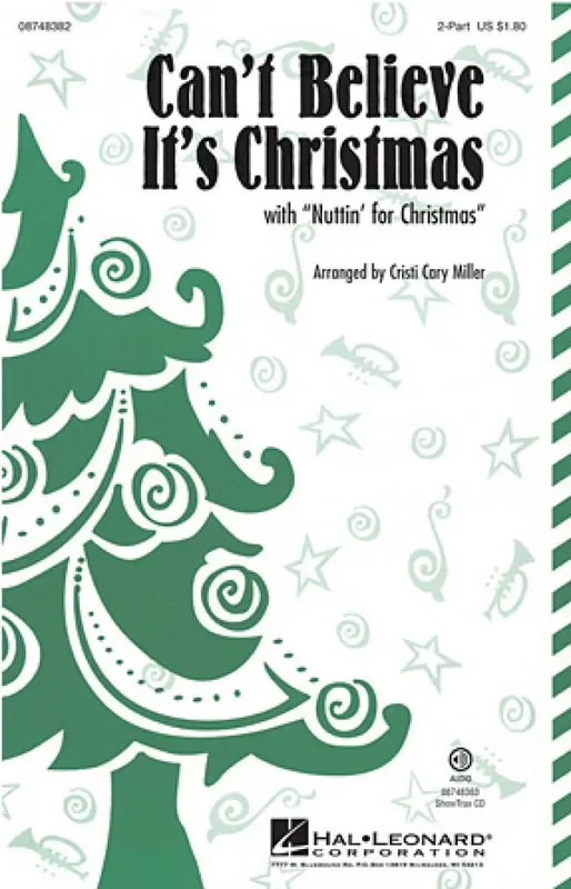 VeggieTales Can‘t Believe It‘s Christmas (Arr. Cristi Cary Miller) Frauenchor mit Begleitung