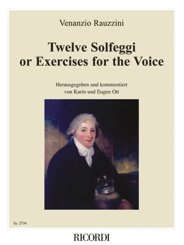 Venanzio Rauzzini 12 Solfeggi or Exercises for the Voice Gesang mit Klavier