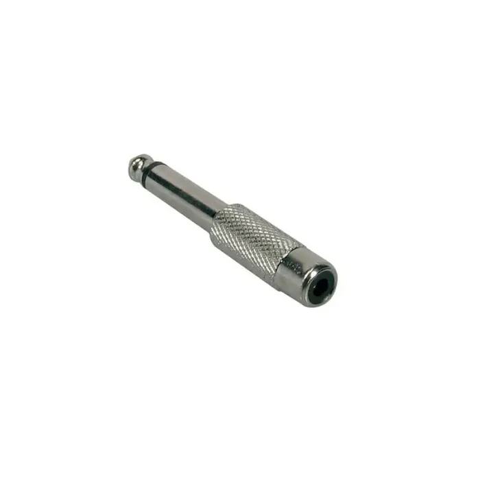 Verloop plug, RCA female 6,3mm jack male mono