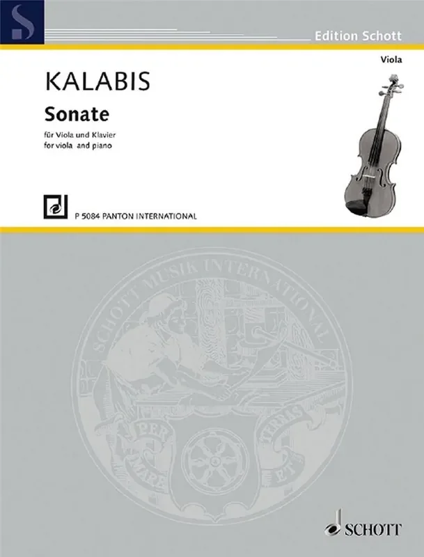 Viktor Kalabis Sonate Op. 84 Viola mit Begleitung