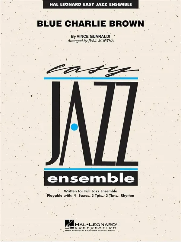 Vince Guaraldi Blue Charlie Brown (Arr. Paul Murtha) Jazz Ensemble