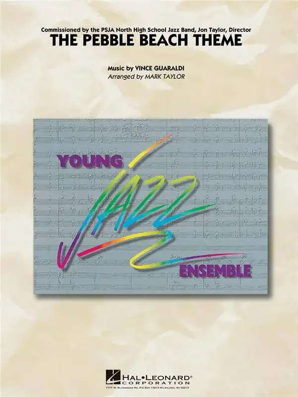 Vince Guaraldi The Pebble Beach Theme (Arr. Mark Taylor) Jazz Ensemble