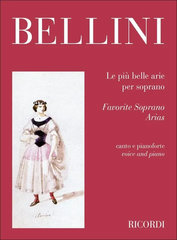Vincenzo Bellini Le più belle arie per soprano Gesang mit Klavier
