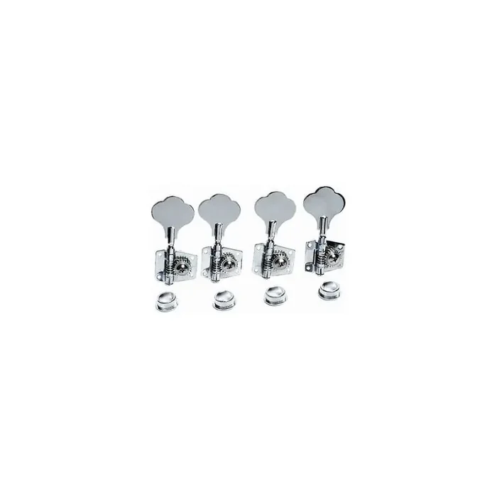 Vintage Bass Machine Heads, Chrome / 4-in-Line