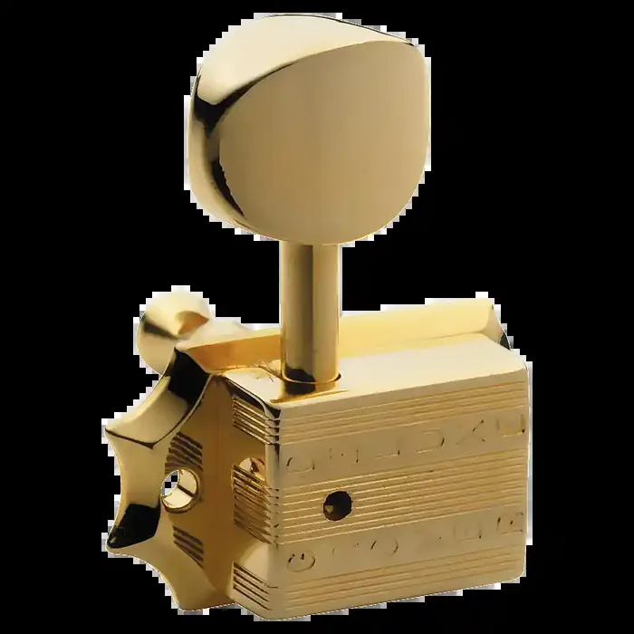 Vintage Deluxe Machine Heads, Gold / 6-in-Line (bass side)