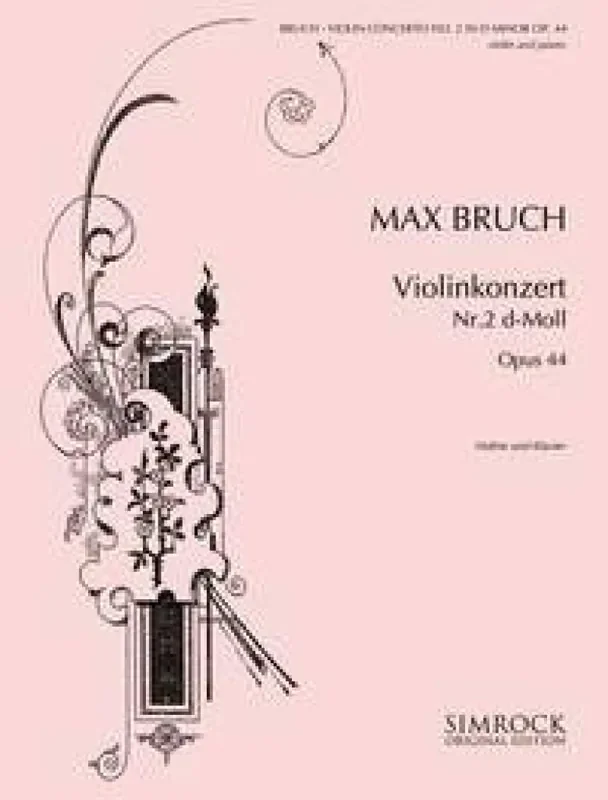 Violin Concerto 2 in D Minor op. 44 Orchester mit Solo