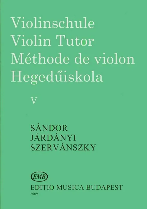 Violinschule – Violin Tutor – Méthode de Violon V