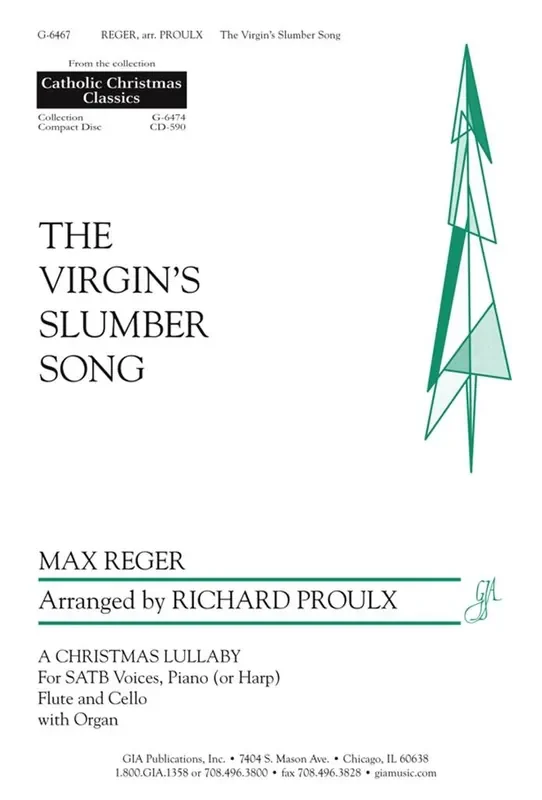 Virgin‘s Slumber Song, The – Cello part (Arr. Richard Proulx) Gemischter Chor mit Begleitung