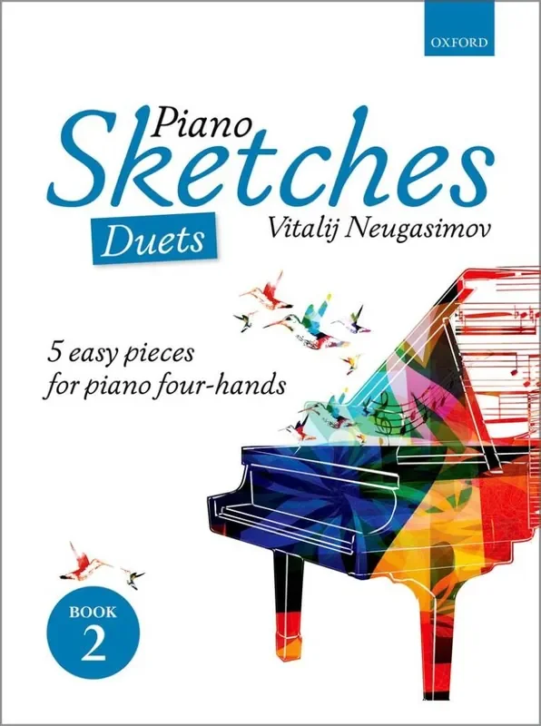 Vitalij Neugasimov Piano Sketches Duets Book 2 Klavier Solo