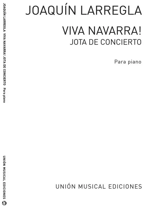 Viva Navarra Gran Jota Klavier Solo