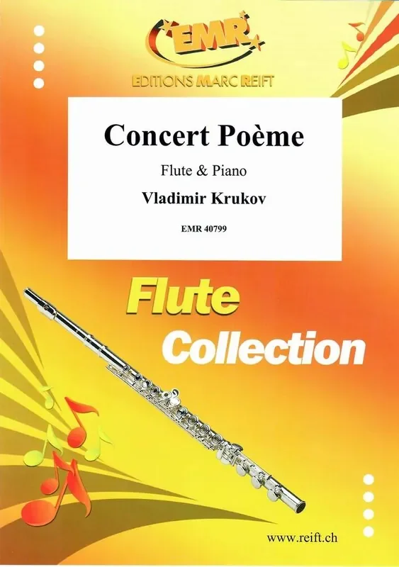 Vladimir Krukov Concert Poème Flöte mit Begleitung