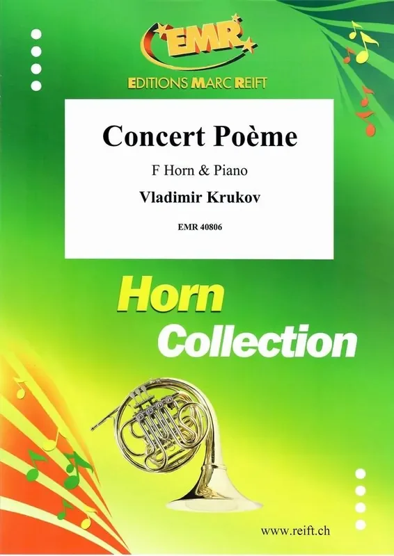 Vladimir Krukov Concert Poème Horn mit Begleitung