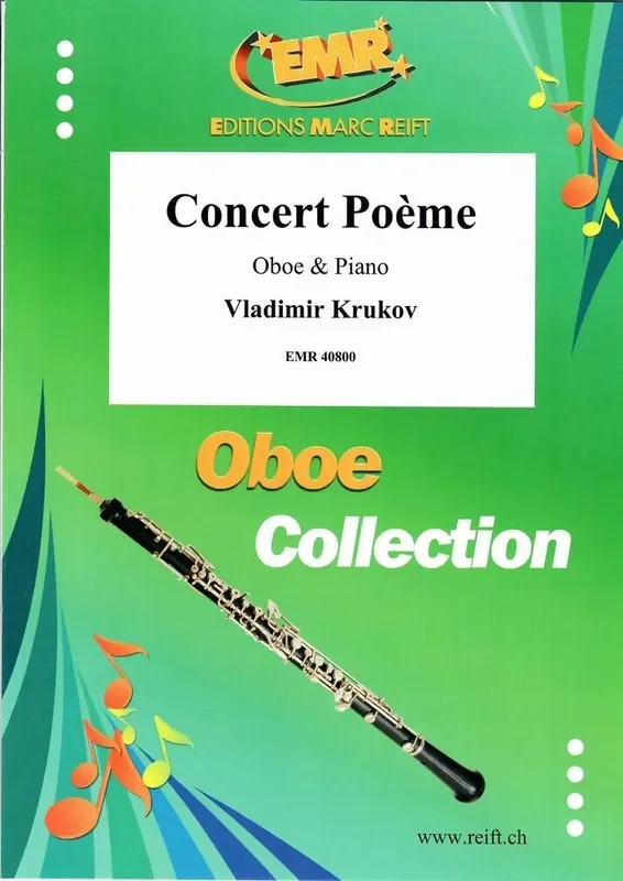Vladimir Krukov Concert Poème Oboe mit Begleitung