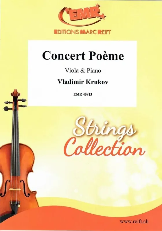 Vladimir Krukov Concert Poème Viola mit Begleitung