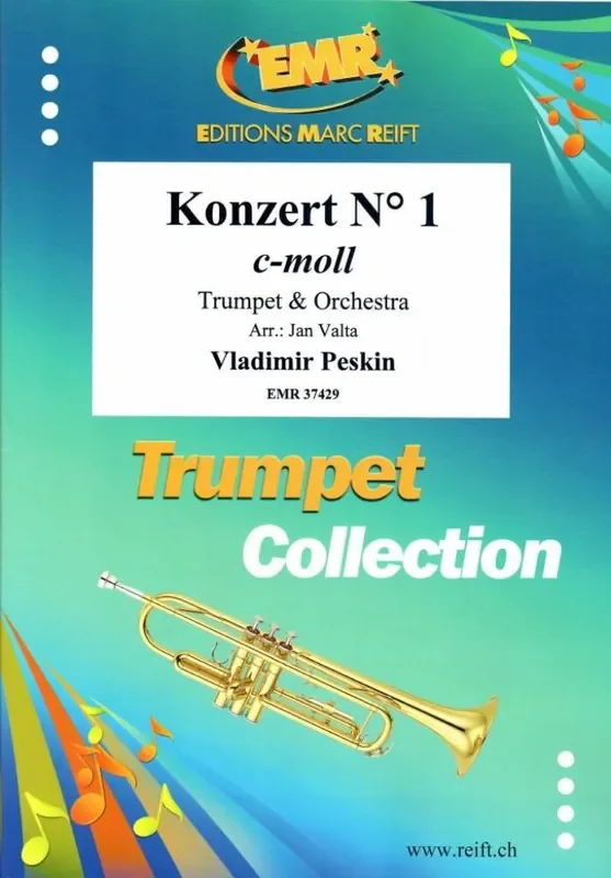Vladimir Peskin Konzert No. 1 c-moll (Arr. Jan Valta) Orchester mit Solo