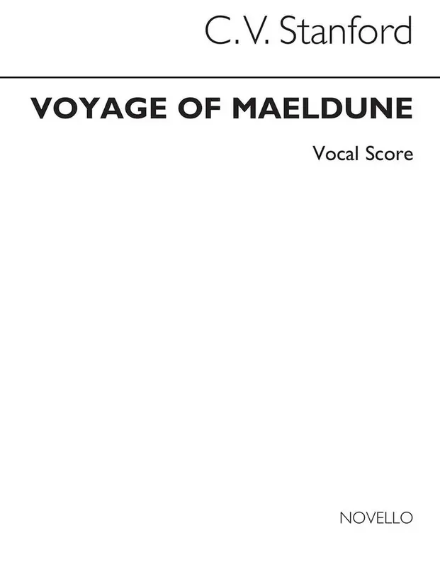 Voyage Of Maeldune Vocal Score Gesang Solo