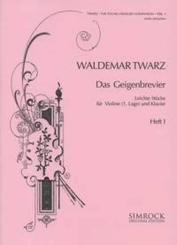 W. Twarz Geigenbrevier 1 Violine mit Begleitung