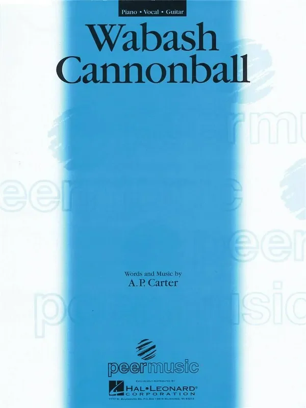 Wabash Cannon Ball Gesang mit Klavier