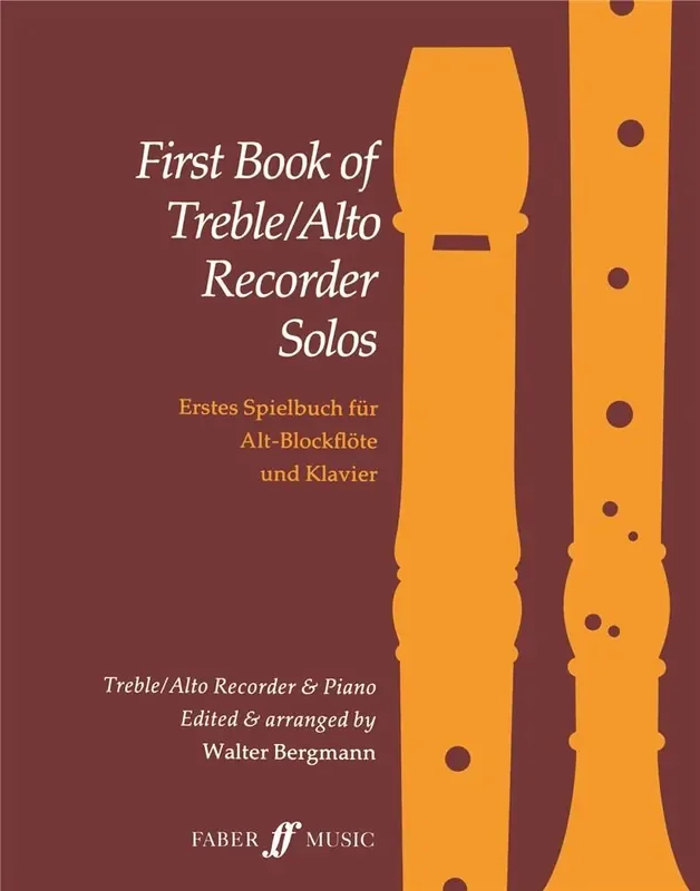 Walter Bergmann First Book Of Treble Altblockflöte