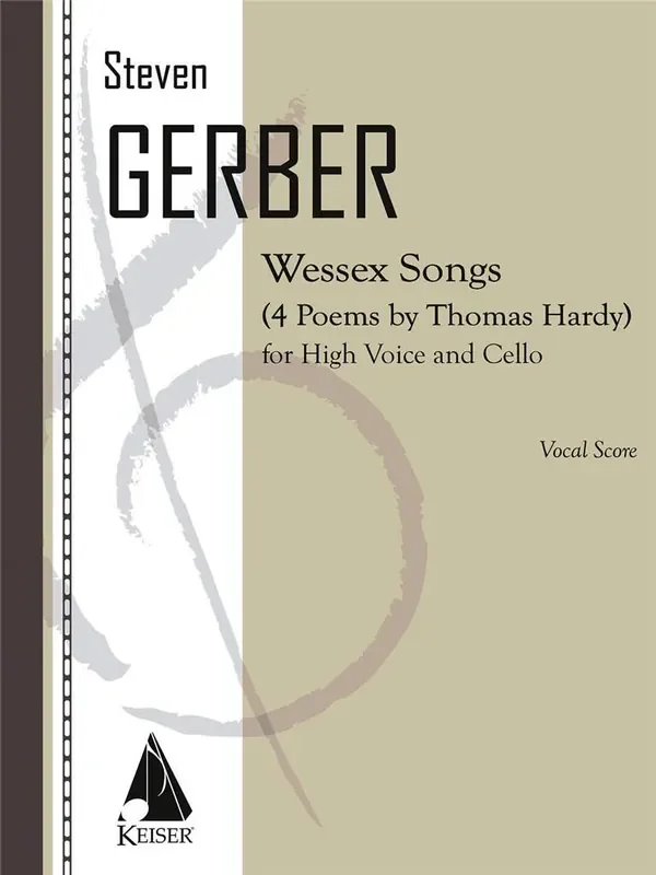 Wessex Songs Four Poems of Thomas Hardy Gesang mit sonstiger Begleitung