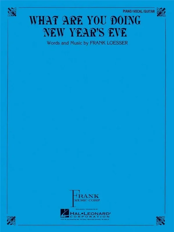 What Are You Doing New Year‘s Eve? Gesang mit Klavier