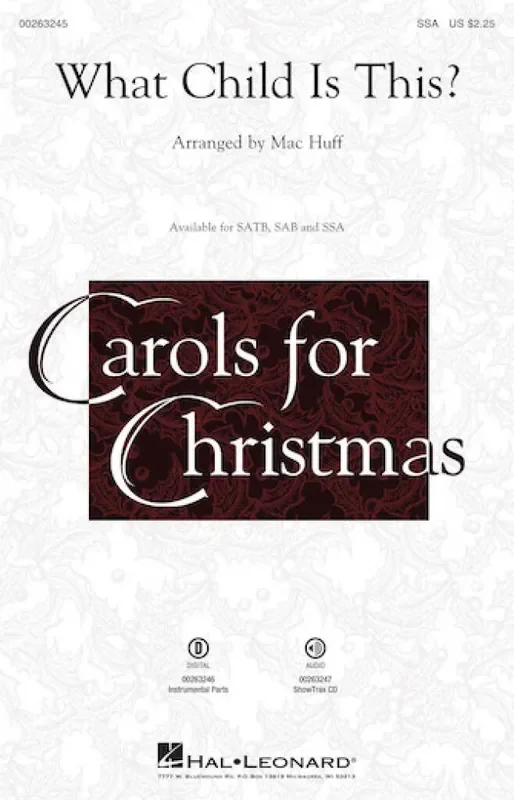 What Child Is This? (Arr. Mac Huff) Frauenchor mit Begleitung