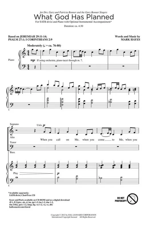 What God Has Planned