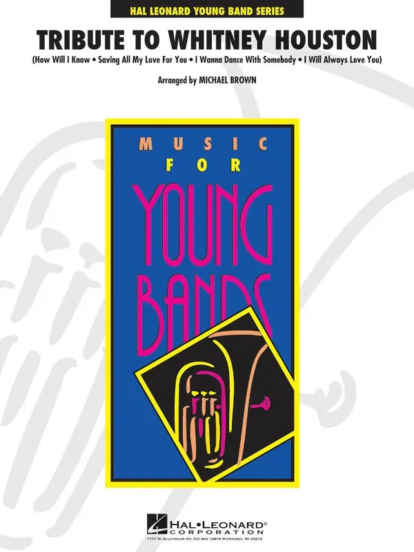 Whitney Houston A Tribute To Whitney Houston (Arr. Michael Brown) Blasorchester