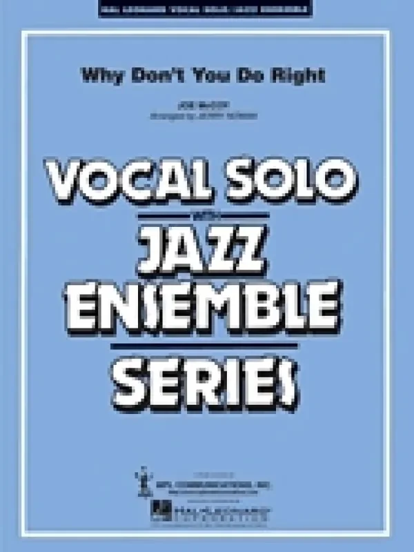 Why Don‘T You Do Right? (Arr. Jerry Nowak) Jazz Ensemble mit Gesang