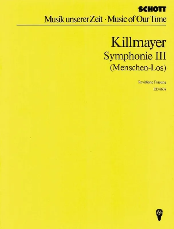 Wilhelm Killmayer Symphony III Orchester