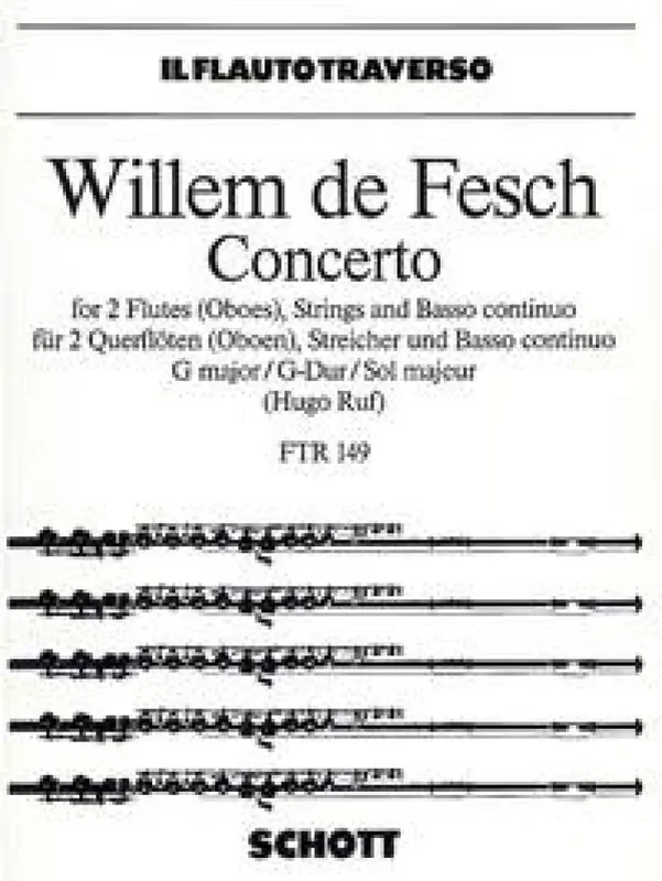 Willem de Fesch Concert 08 G Op.10 Flöte Duett