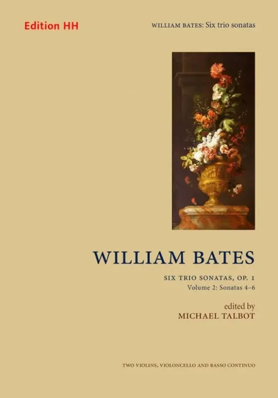 William Bates Six trio sonatas Vol. 2 op. 1/2 Band 2 Violin Duett