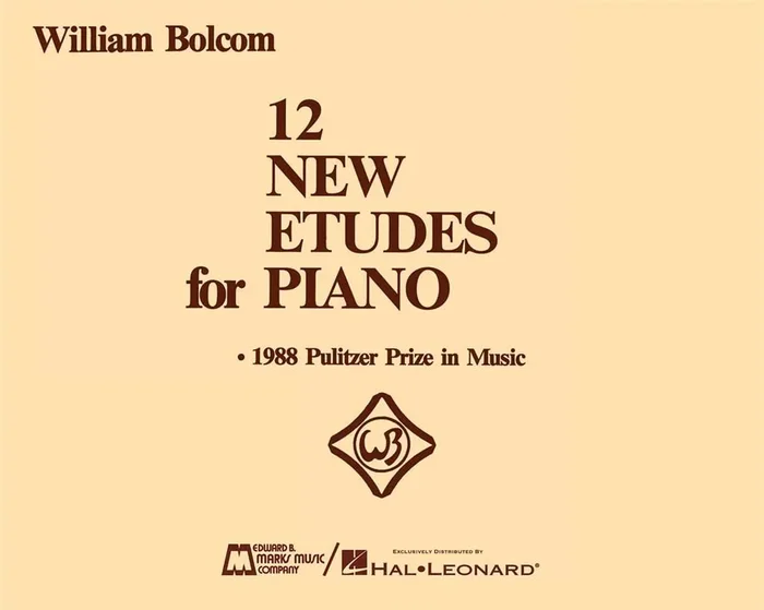 William Bolcom 12 New Etudes for Piano Klavier Solo