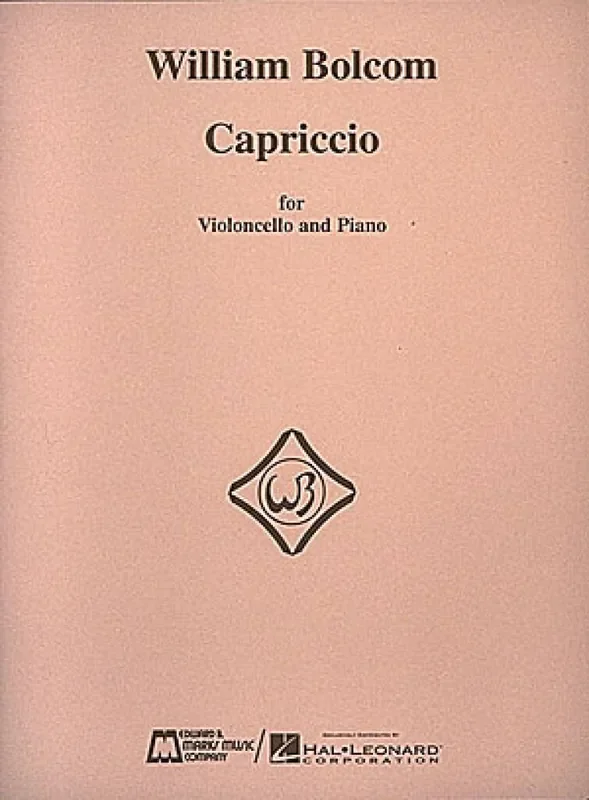 William Bolcom Capriccio for Violincello and Piano Cello mit Begleitung