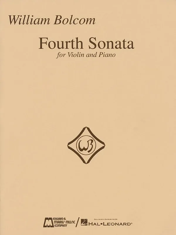 William Bolcom Fourth Sonata for Violin and Piano Violine mit Begleitung