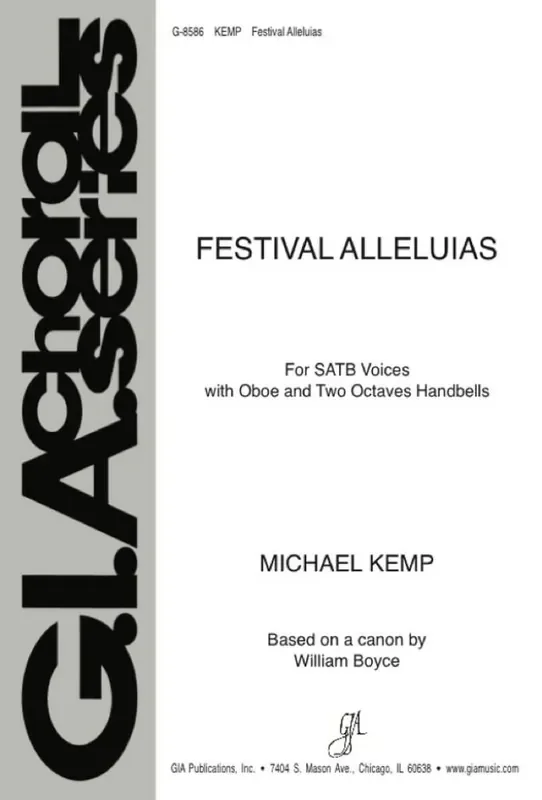 William Boyce Festival Alleluias – Instrument part Gemischter Chor mit Begleitung