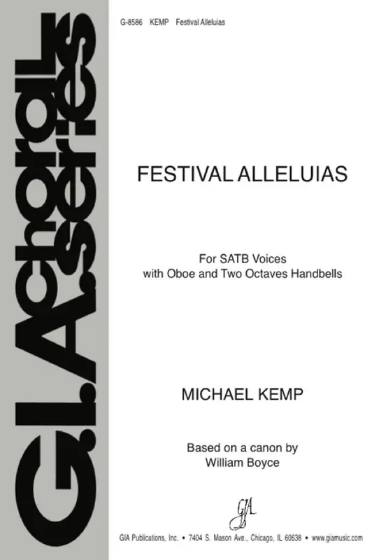 William Boyce Festival Alleluias Gemischter Chor mit Klavier/Orgel