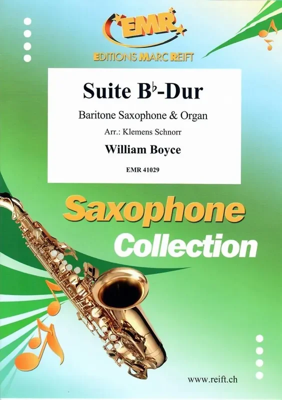 William Boyce Suite Bb-Dur (Arr. Klemens Schnorr) Baritonsaxophon