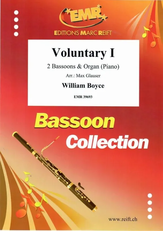 William Boyce Voluntary I (Arr. Max Glauser) Fagott Duett