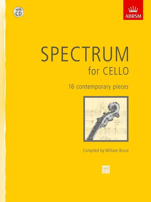 William Bruce Spectrum for Cello with CD Cello Solo