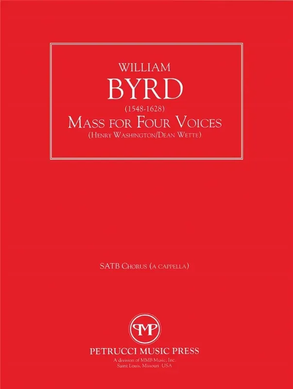 William Byrd Mass for Four Voices Gemischter Chor mit Begleitung