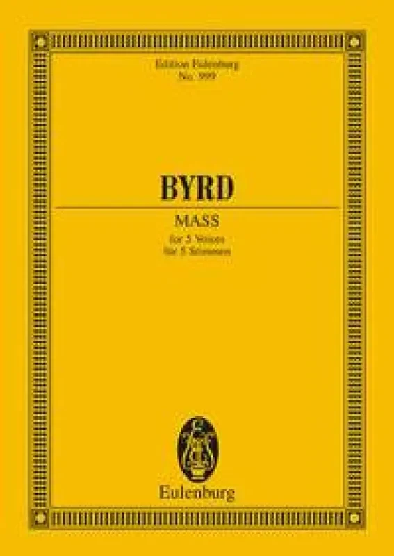 William Byrd Messa A 5 Voci Gemischter Chor mit Begleitung